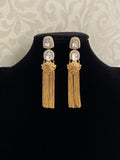 Classic Golden Polki Earrings | Phenomenal Earrings