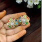 AD Navaratan Kundan Studs | Traditional Jewelry