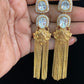 Classic Golden Polki Earrings | Phenomenal Earrings