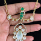 Polki Kundan Pendant Simple Necklace Set | Latest Indian Jewelry | Gift Idea