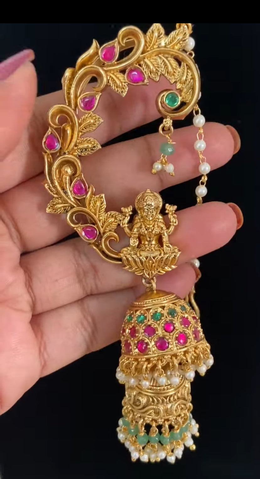 Antique Traditional Jumki Ear Cuff | Latest Jewelry