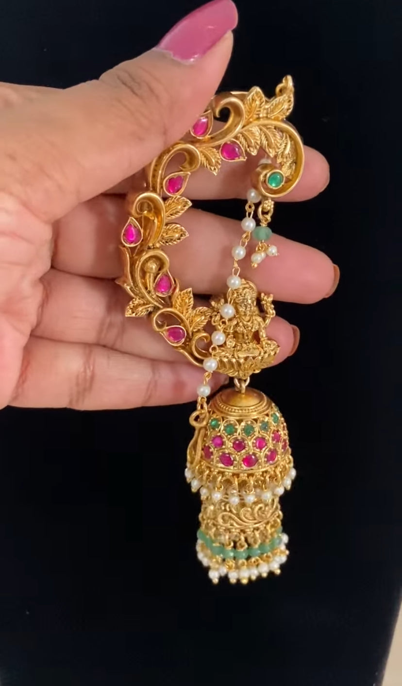 Antique Traditional Jumki Ear Cuff | Latest Jewelry