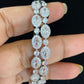 CZ Rhodium Black Tone Kada | Openable CZ Bracelet