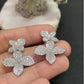 AD Flower Cocktail Earrings | Indain Designer Earrings