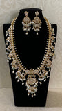 Kundan Guttapusalu Necklace With Earrings | Indian traditional jewellery