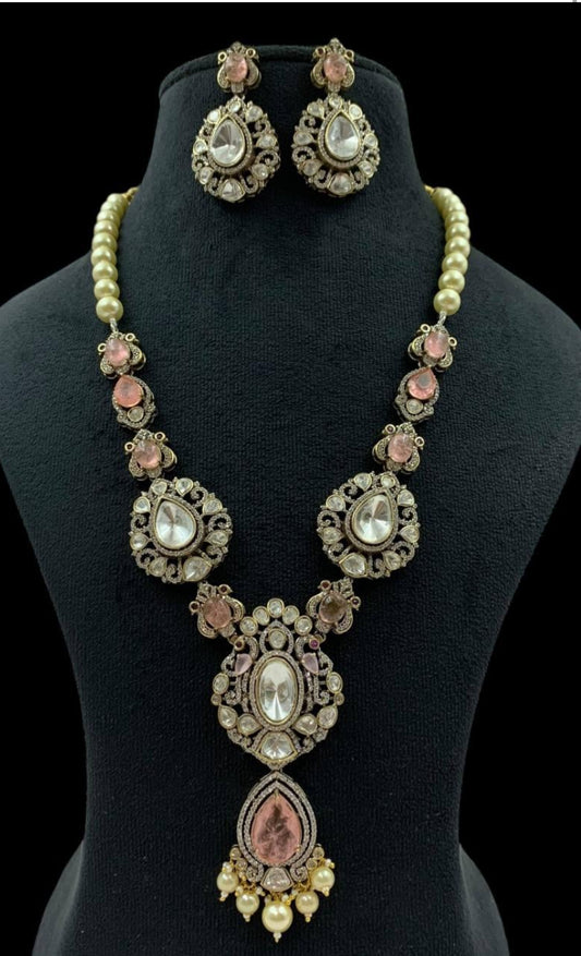 Exclusive Polki Kundan Necklace Set | Indian Jewelry In USA