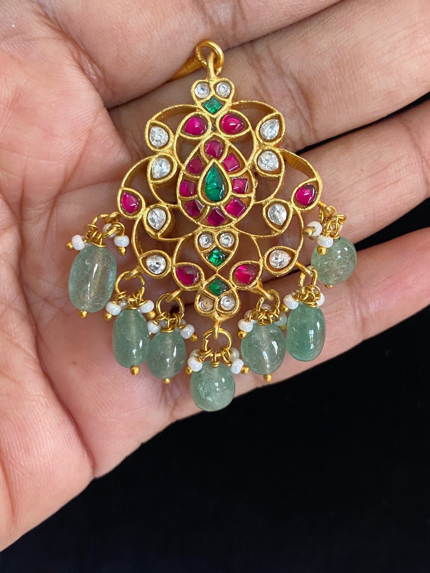 Jadau Kundan Maang Tikka | Indian jewelry in USA