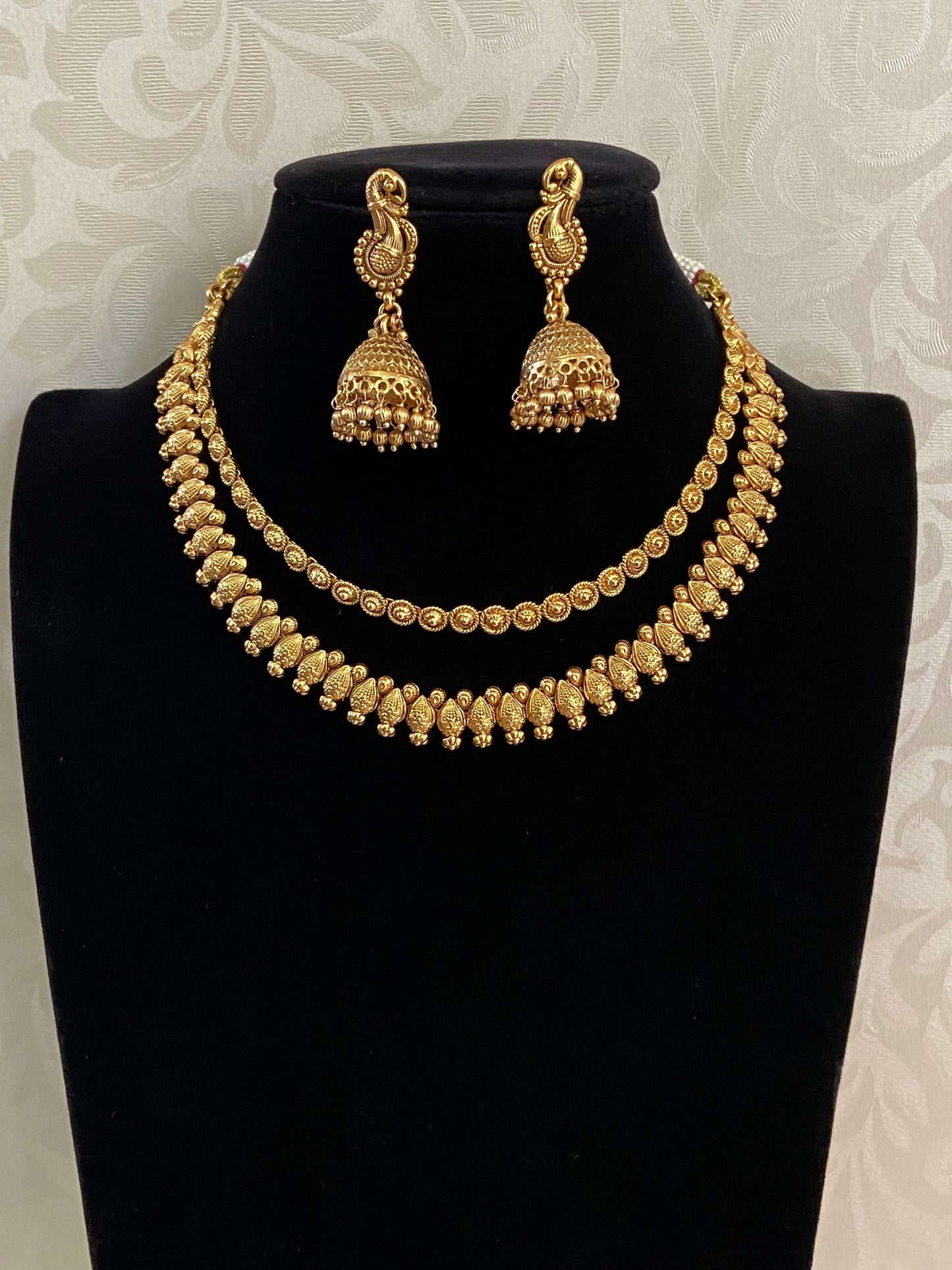 Antique  Classic Necklace With Jumkis | Indian Traditional Jewelry In USA