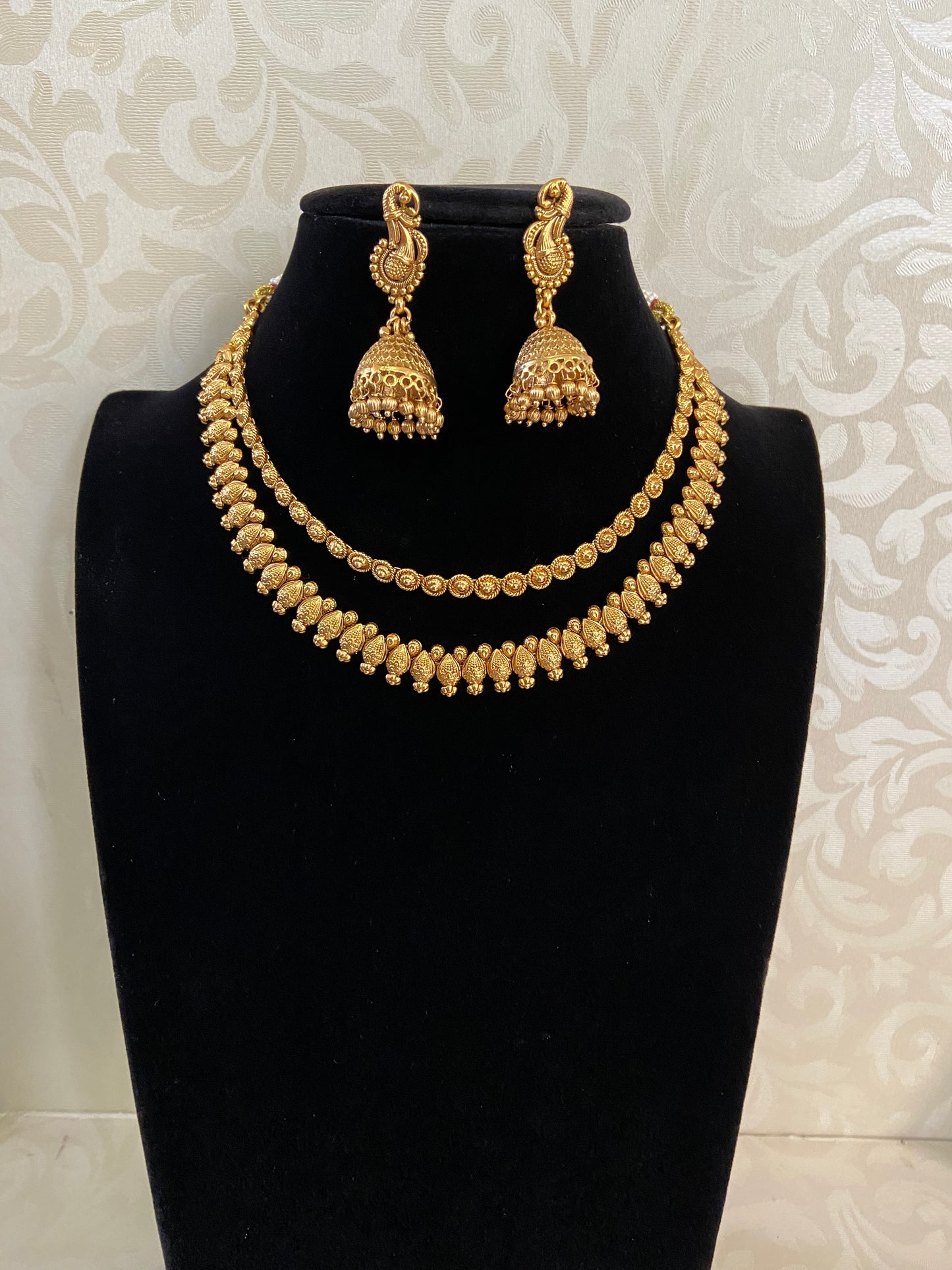 Antique  Classic Necklace With Jumkis | Indian Traditional Jewelry In USA