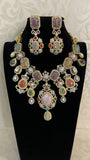 Exclusive Designer Kundan Necklace Set|  Multi Colour Necklace | Indian Jewelry