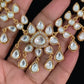 Moissanite Polki Kundan Necklace With Earrings | Indian Jewelry in USA