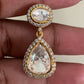 Premium AD Moissanite Necklace With Earrings | Indian Jewelry In USA