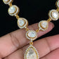 Premium AD Moissanite Necklace With Earrings | Indian Jewelry In USA
