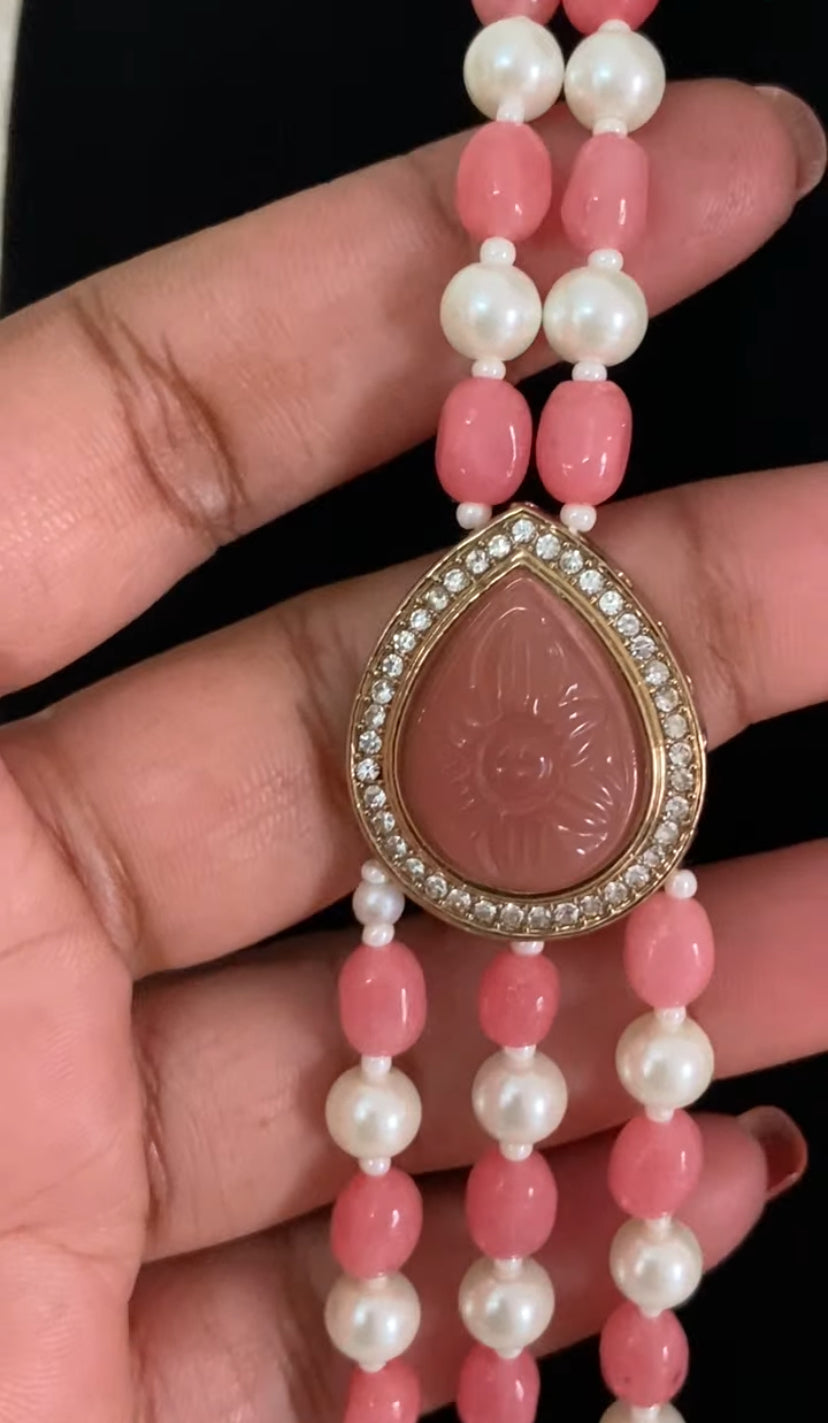 Beads Side Pendants Necklace | Indian Jewelry in USA