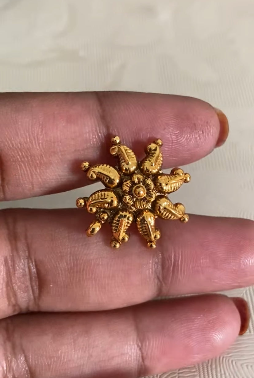 Antique Necklace With Studs | Traditional Indian Jewelry