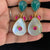 Fusion Kundan Earrings | Semi Precious Kundan Earrings