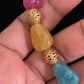 MultiColor Stone & Antique Beads Necklace Set | Simple Necklace | Indian Jewelry In USA
