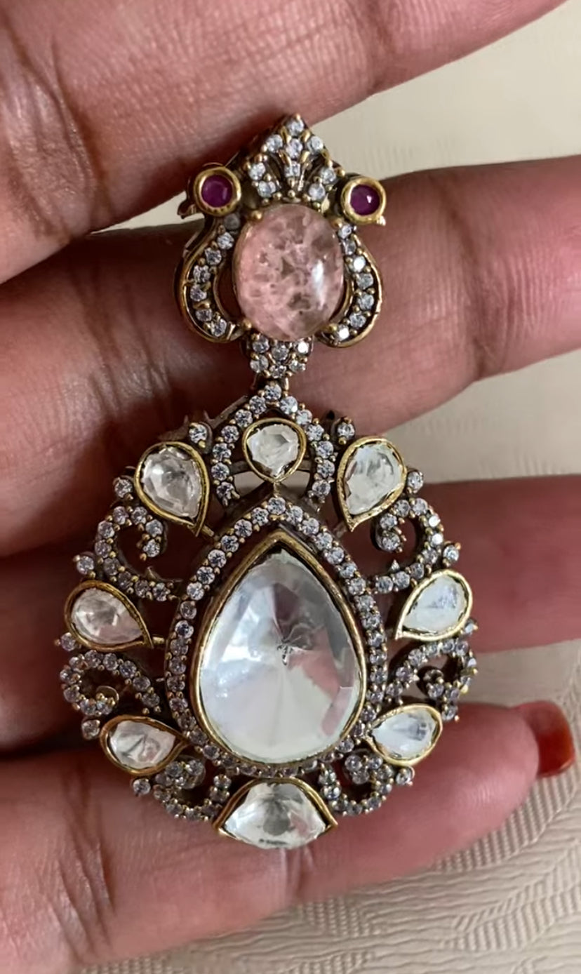Exclusive Polki Kundan Necklace Set | Indian Jewelry In USA