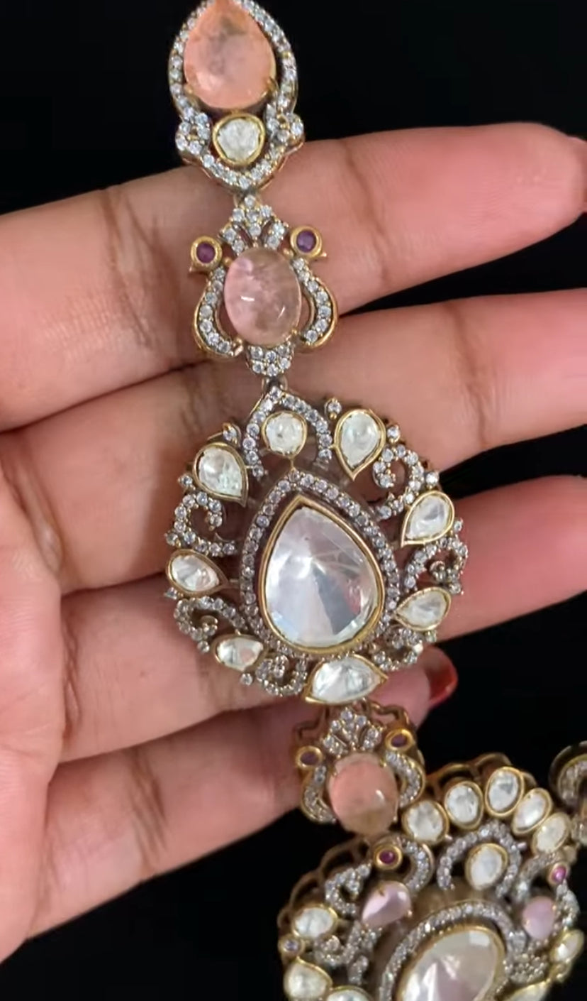 Exclusive Polki Kundan Necklace Set | Indian Jewelry In USA