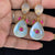 Fusion Kundan Earrings | Semi Precious Kundan Earrings