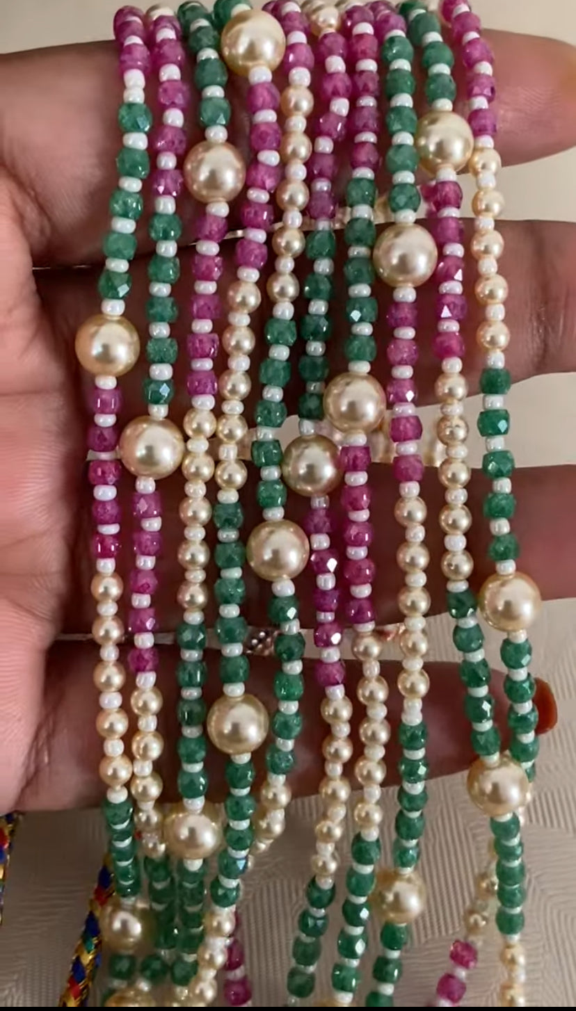 Pearl & Beads Mala Necklace | Indian Jewelry In USA