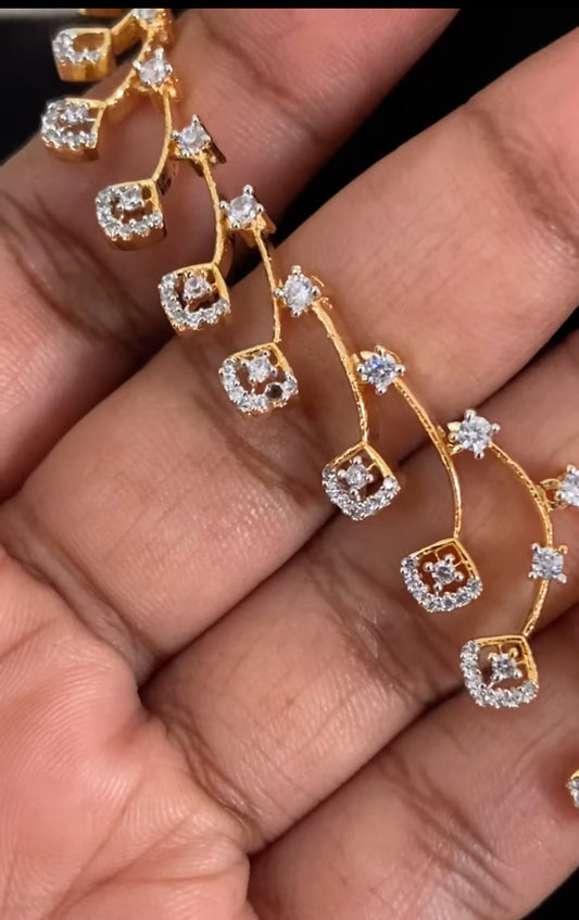 AD Simple Necklace Set | Indian Jewelry In USA | Gift Idea