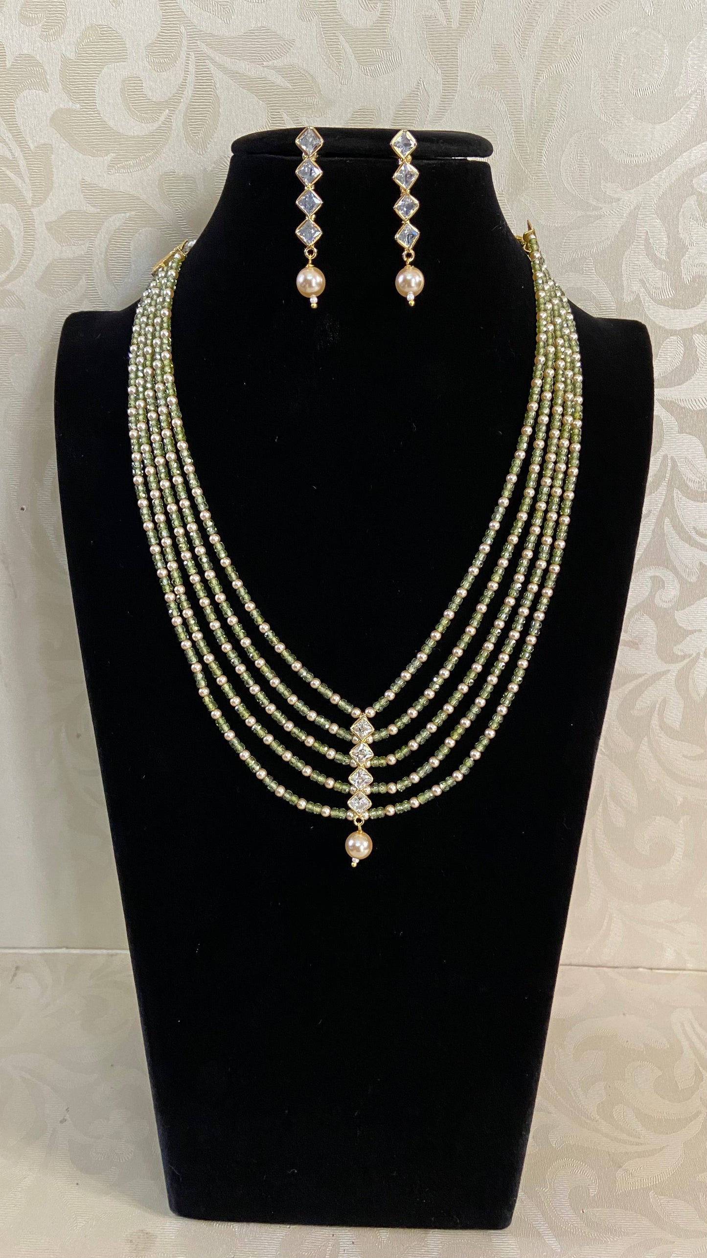 Premium stones Necklace Set | Indian Traditional Jewelry In USA