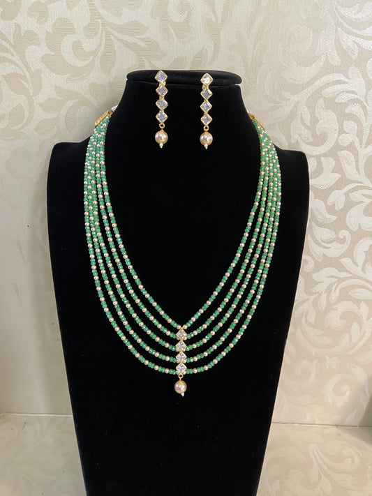 Premium stones Necklace Set | Indian Traditional Jewelry In USA