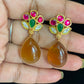 Fusion Kundan Earrings |