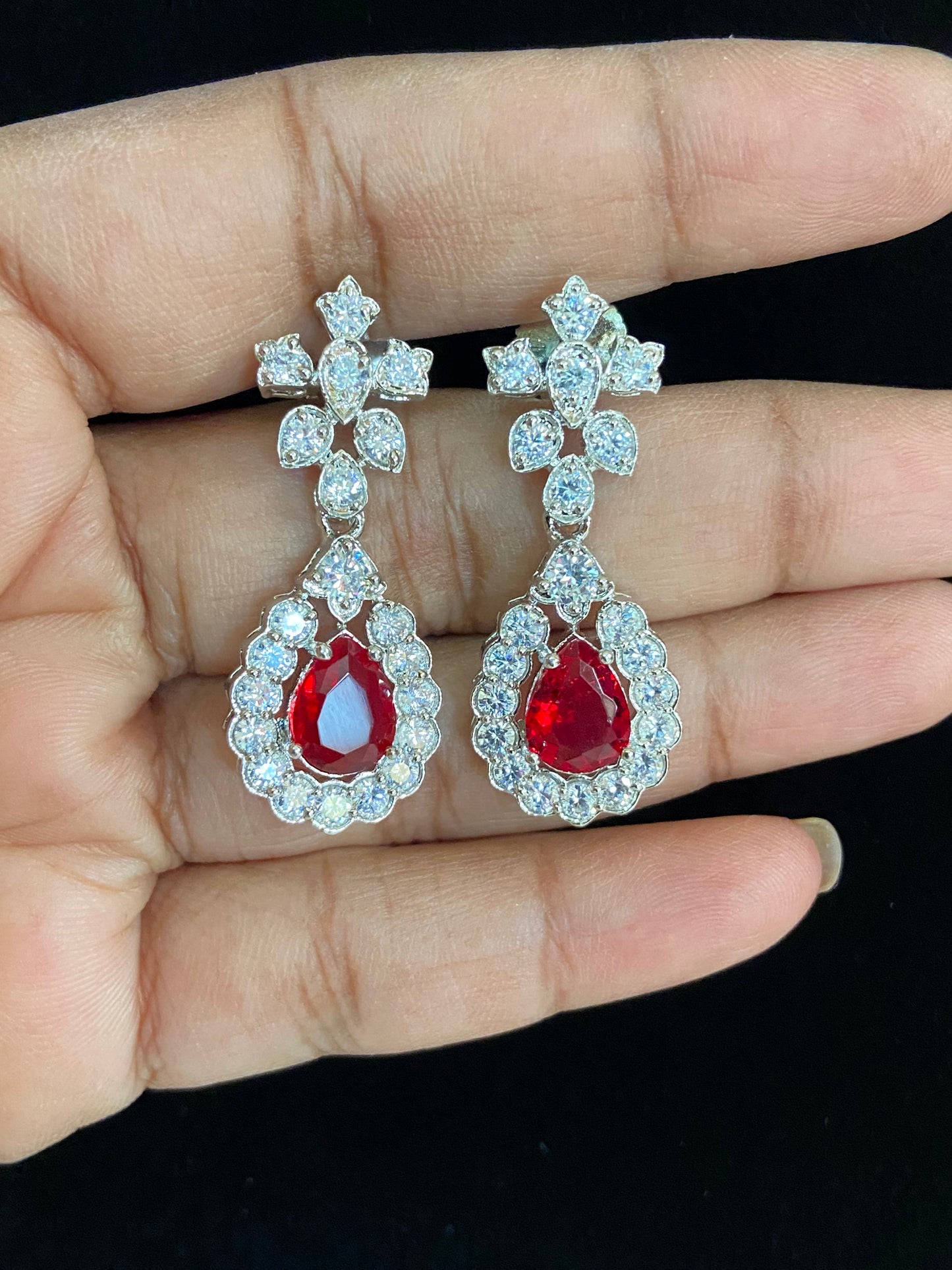 AD Earrings | Latest Indian jewelry