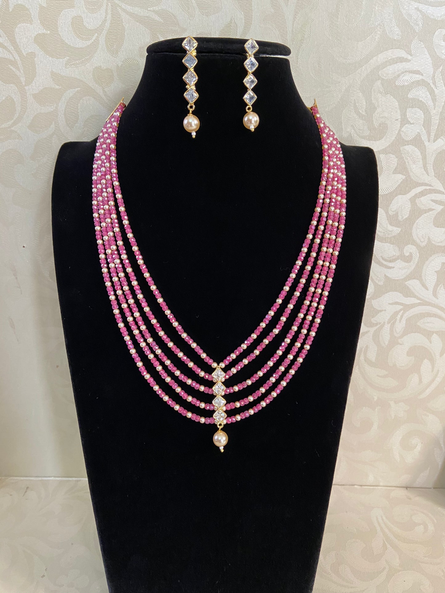 Premium stones Necklace Set | Indian Traditional Jewelry In USA