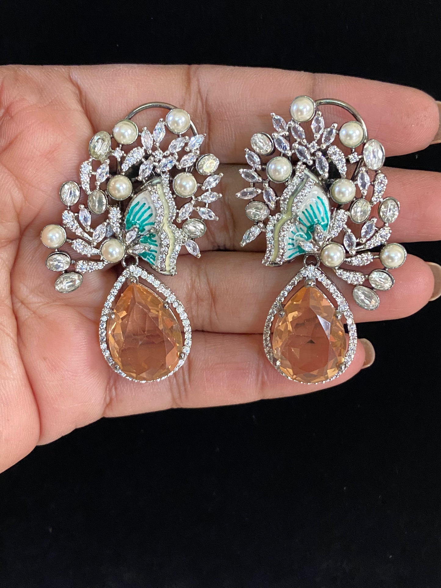 AD Elsa Earrings | Designer Earrings