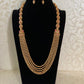 Antique Nakshi Gold Ball Necklace | Traditional Temple Lakshmi Necklace