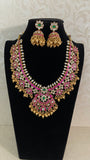 Kundan Necklace With jumkis | Traditional indian Jewelry