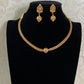 Antique Necklace With Earrings | Marathi Thushi Necklace
