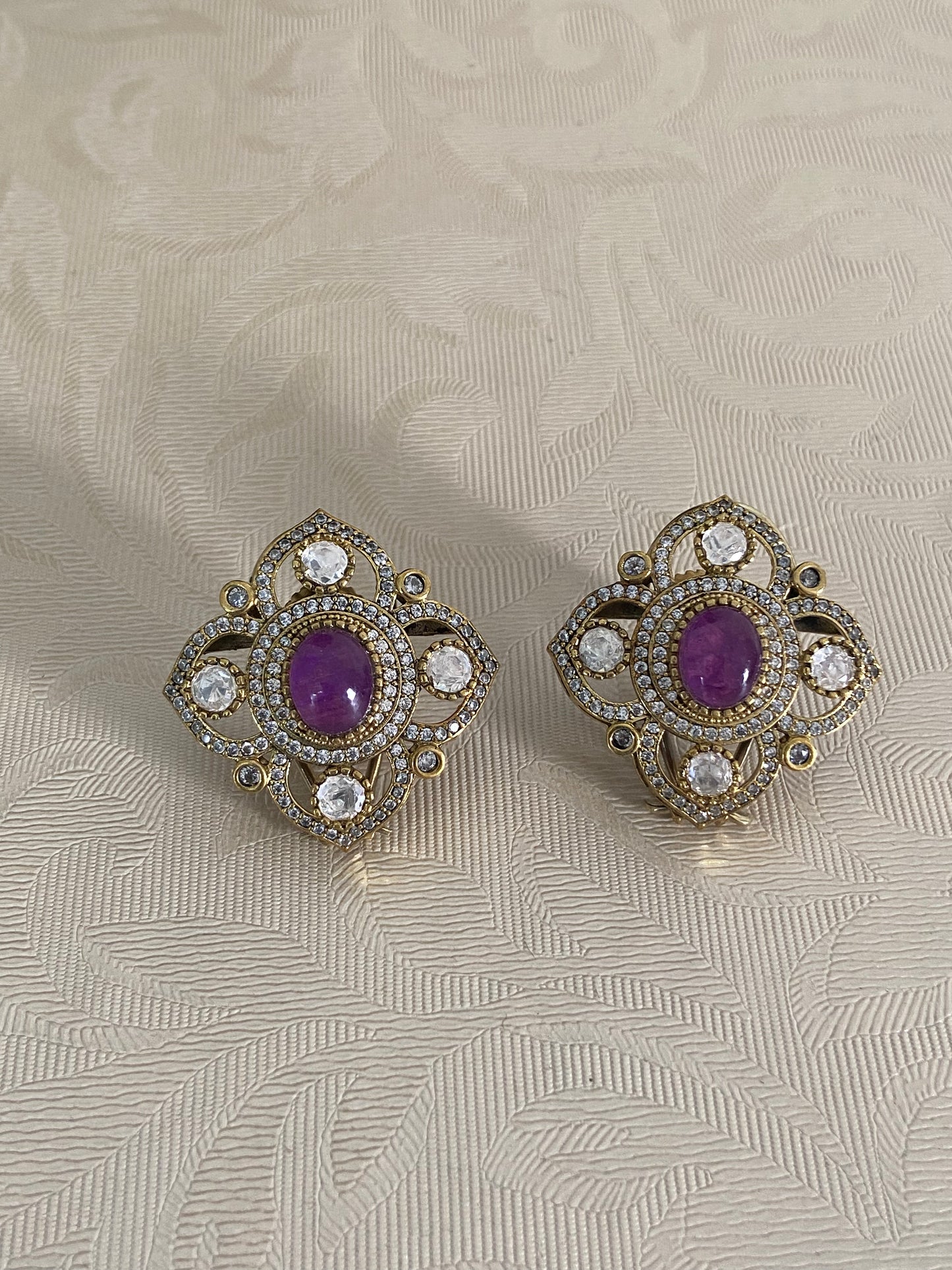 Victorian AD Studs | Indian Jewelry In USA