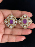 Victorian AD Studs | Indian Jewelry In USA