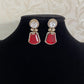 Mehandi Plating Kundan Earrings | Indian Jewelry In USA