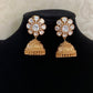 Moissanite Stud Antique Jumkis | Indian Jumki Earrings In USA