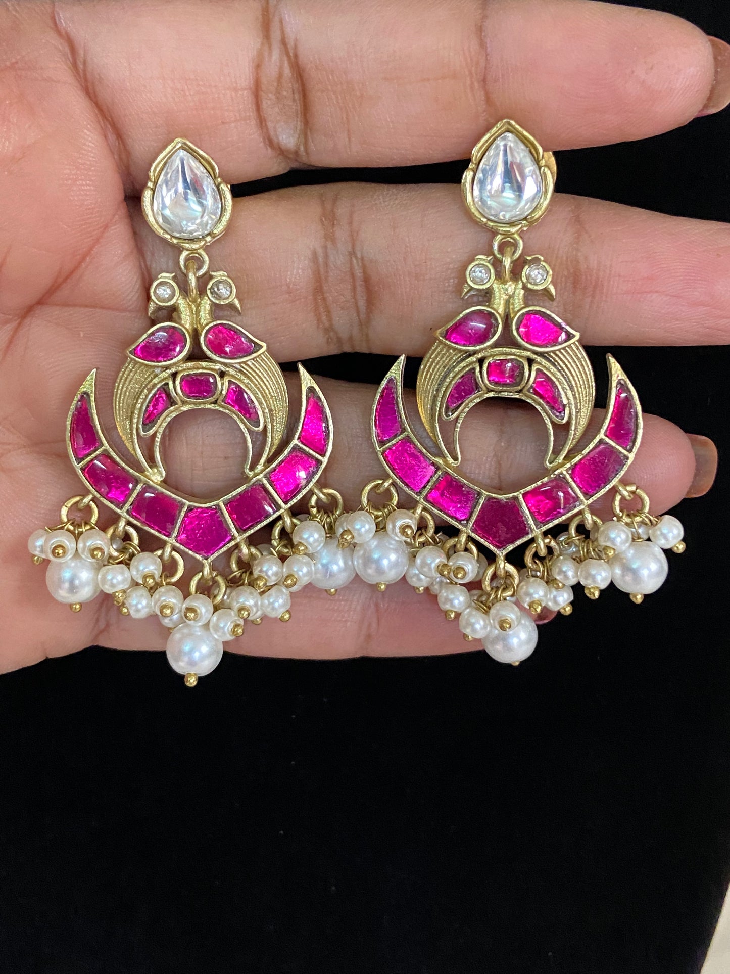 Jadau Kundan Earrings | Indian Traditional Jewelry In USA