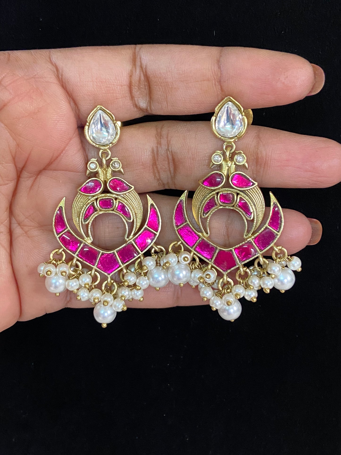 Jadau Kundan Earrings | Indian Traditional Jewelry In USA