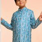 Turquoise Blue Youth Kurta Pajama