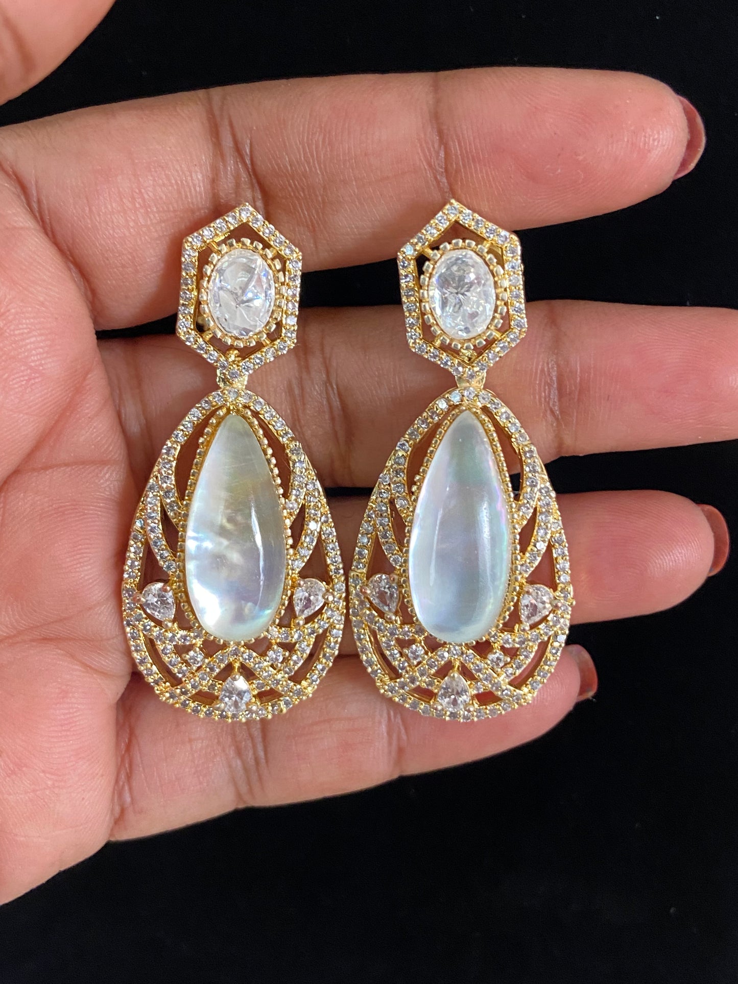 AD Kundan Earrings | Indian JewelryIn USA