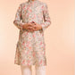 Peach Elegance Kurta Pajama