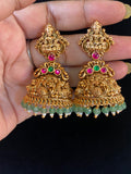 Antique  Lakshmi Jumkis | Traditional Temple Earrings