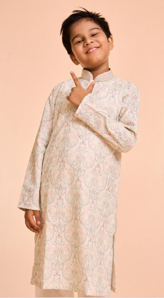 Prismatic Pista Green Kurta Pajama Set