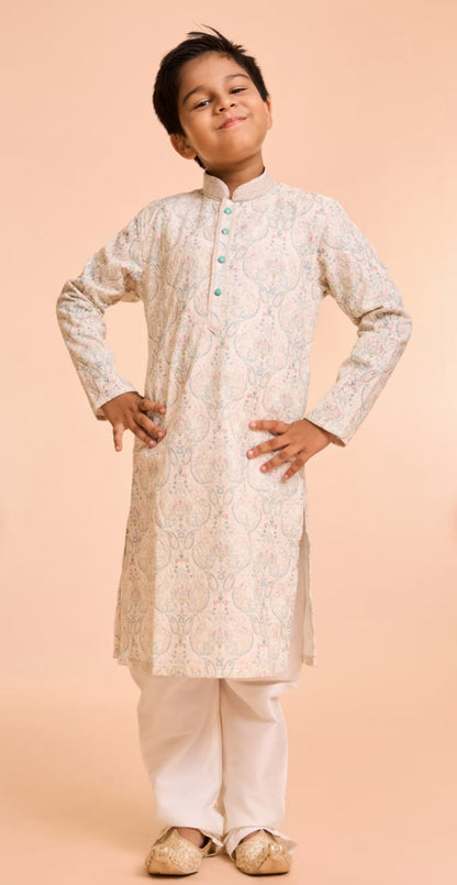 Prismatic Pista Green Kurta Pajama Set