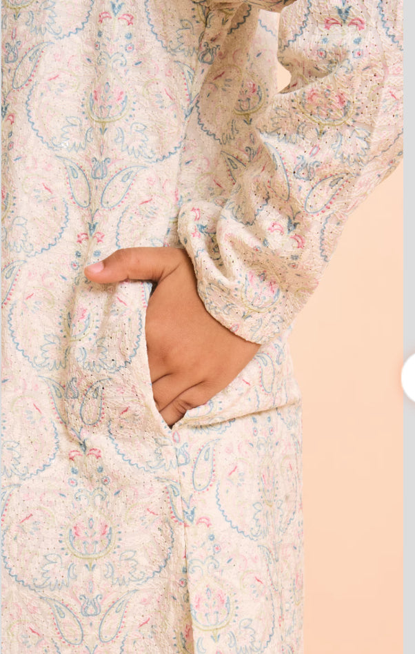 Prismatic Pista Green Kurta Pajama Set