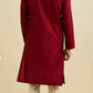 Maroon Elegance Kurta Pajama