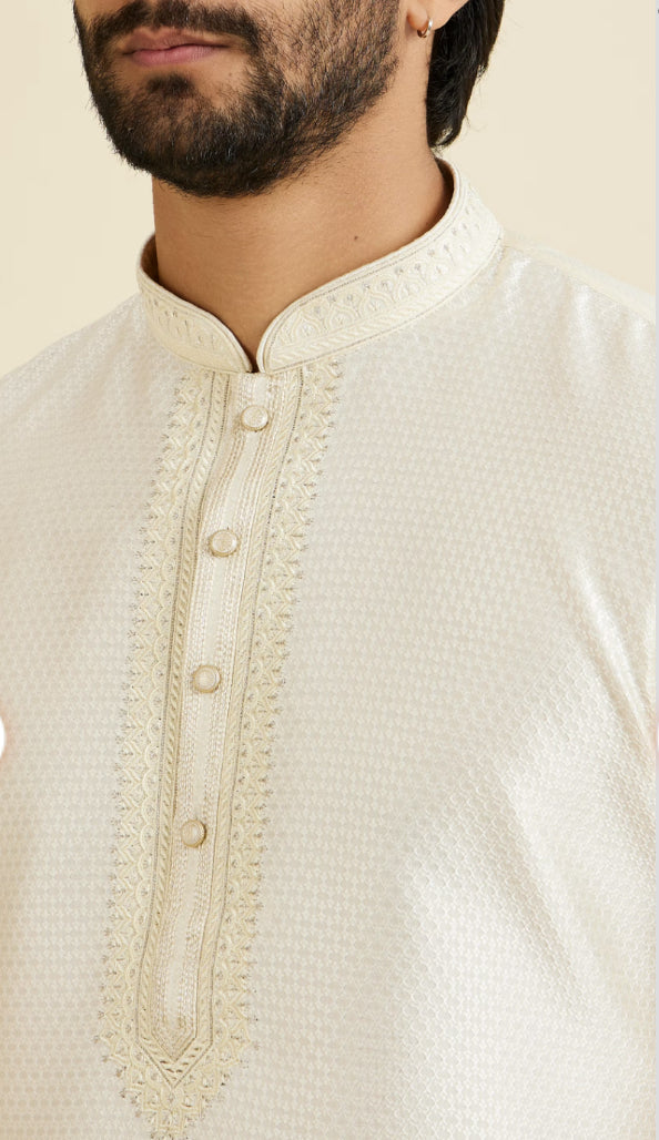 Creamy Delight Kurta Pajama